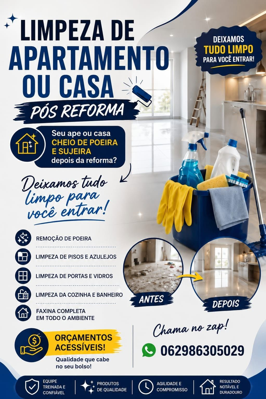 Limpeza Pós-Reforma Goiânia